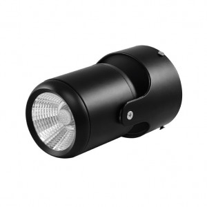 Nagibna LED lampa 7W dnevno svetlo - crna - Img 2