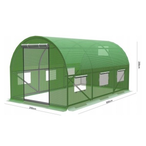 Plastenik zeleni 3x2x2m GardenLine - Img 6