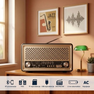 Retro Bluetooth radio PROSTO - Img 2
