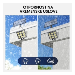 Solarni LED reflektor-lampa sa PIR senzorom - Img 4