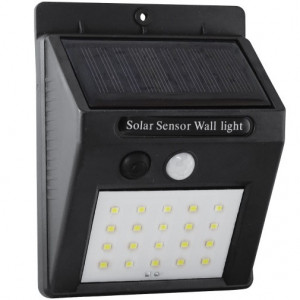 Solarni LED reflektor sa senzorom pokreta 3W - Img 1