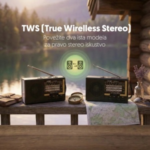 Solarni prenosni Bluetooth radio prijemnik PROSTO - Img 7