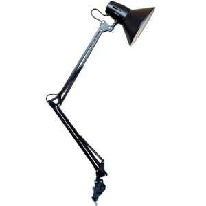 Stona lampa PANAN Classic Hook E27 crna OSRAM