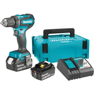 Akumulatorska bušilica - odvijač DDF485RFJ - 18V 2x3.0 Ah MAKITA - Img 1