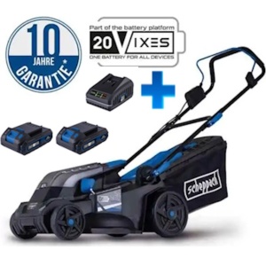 Akumulatorska kosilica Brushless IXES BC-MP380-X + set punjač 2.4A i 2 x baterija 2.0Ah Scheppach - Img 1