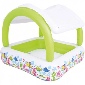 Bazen za decu sa tendom 143x143x123cm - Img 1