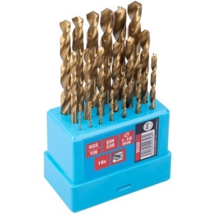 Burgije HSS TITAN set 1-10mm WESTBERG