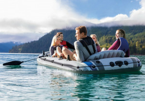 Čamac za vodu 366 x 168 x 43cm Excursion 5 Boat set INTEX - Img 7