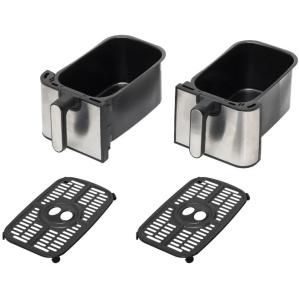 Dupla friteza na vruć vazduh - Air Fryer 2x4.5L 2000W HOME - Img 4