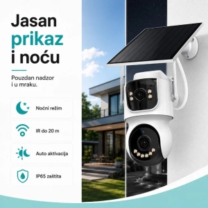 IP Wi-Fi 4G solarna kamera sa dva objektiva AOV 2x2.0MP PROSTO - Img 4