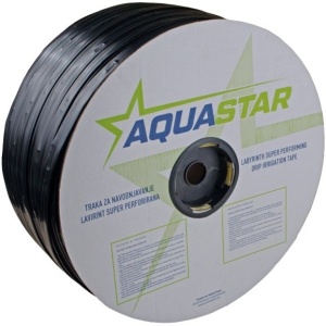 Kap po kap traka za navodnjavanje sa nano ravnim kapljačima 16mm - 1000m Aqua Star POLLINO PLAST