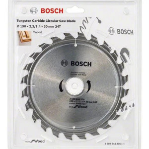 Kružna testera za drvo Eco 190x1.4x30mm - 24 zuba BOSCH - Img 2