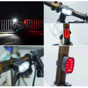Lampa za bicikl LED punjiva 2kom. PROSTO - Img 4