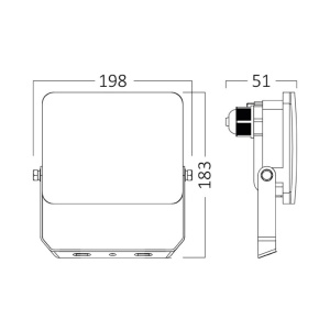 LED reflektor 50W CCT BRAYTRON - Img 4