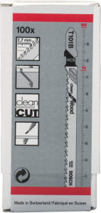 List za ubodnu testeru T 101 B Clean za drvo 100kom. BOSCH - Img 4