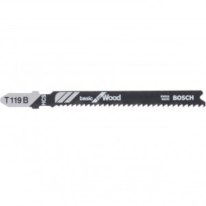 List za ubodnu testeru T 119 B Basic za drvo 3kom. BOSCH - Img 1