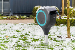 Motalica za crevo sa baštenskim crevom automatska 20m Roll-Up sa postoljem GARDENA - Img 6