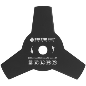 Nož za trimer - trokraki 255x1.6mm STREND PRO