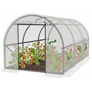 Plastenik beli 4x2.5x2m GardenLine - Img 1