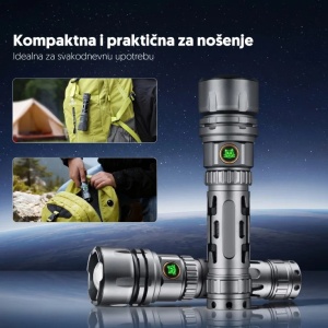 Punjiva LED baterijska lampa - Img 2