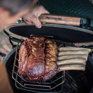 Rešetka za pečenje i rebarca 2XL, XL, L Big Green Egg Ribs and Roasting Rack - Img 2