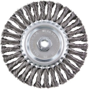 Rotaciona četka za brusilicu čelična - pljosnata gruba 175mm FESTA