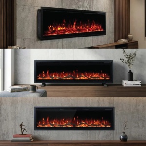 Smart električni 60" 3u1 multikolor kamin 1800W PROSTO - Img 3
