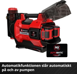 Akumulatorska baštenska pumpa AQUINNA 36/38 F LED AUTOMATIC EINHELL - Img 4
