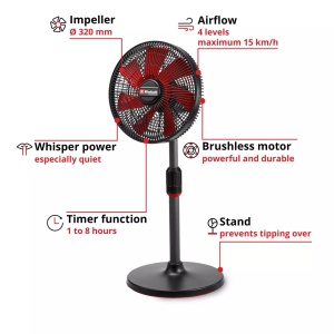 Akumulatorski ventilator GE-CF 18/320 P Li-Solo EINHELL - Img 3