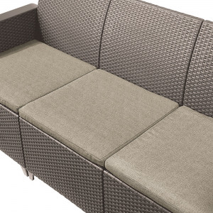 Baštenski set elodie 3 seater sa box stolom - kapućino KETER - Img 2