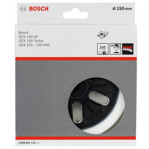 Disk za rotacionu ekscentričnu brisilicu sa čičak prihvatom - tanjir 150mm (meki) za GEX 150 i GEX 125-150 BOSCH - Img 2