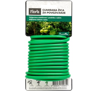 Gumirana žica - vezivo PVC 7mm - 5m FLORIS