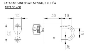 Katanac 35mm Bane - Img 2