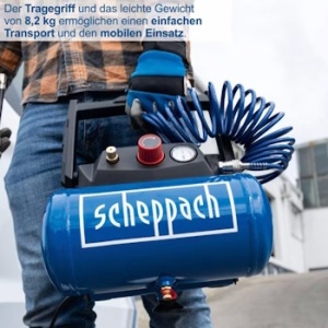 Kompresor za vazduh 6l HC06 Scheppach - Img 2