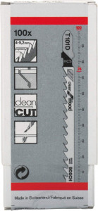 List za ubodnu testeru T 101 D Clean za drvo 100kom. BOSCH - Img 4