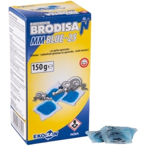 Mamac za miševe i pacove MM 25 BLUE plavi 150g. BRODISAN