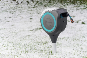 Motalica za crevo sa baštenskim crevom automatska 20m Roll-Up sa postoljem GARDENA - Img 7
