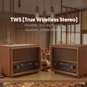 Retro RGB Bluetooth radio PROSTO - Img 2