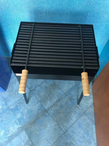 Roštilj za ložištem na dva nivoa 50x35cm - Img 3