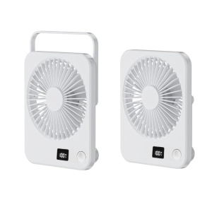 Stoni USB mini ventilator sa displejem - beli PROSTO - Img 2