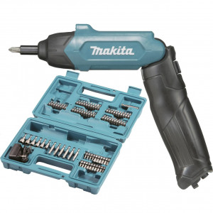 Akumulatorski odvijač + 80-delni set pribora DF001DW MAKITA - Img 1