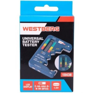 Digitalni tester baterija C/AA/AAA/D/N/9V WESTBERG - Img 3