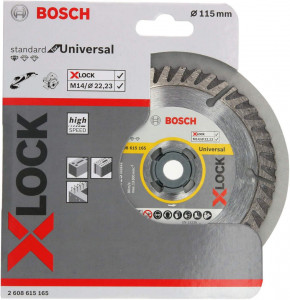 Dijamantska rezna ploča X-LOCK Standard Universal 115x2mm BOSCH - Img 2