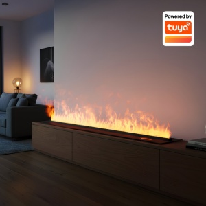 Električni kamin sa vodenom parom bez grejanja 1500mm HOME