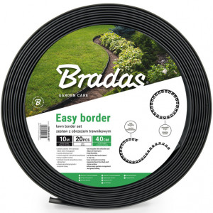 Graničnik za travnjak - crni 40mm x 10m BRADAS - Img 1