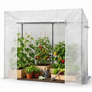 Montažni plastenik 200x77x168cm beli GardenLine