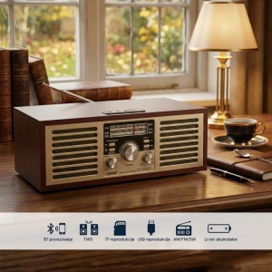 Retro Bluetooth radio PROSTO - Img 4