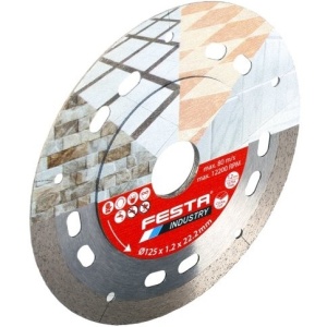 Rezna ploča dijamantska profi - puna 125x1.2mm FESTA INDUSTRY - Img 2