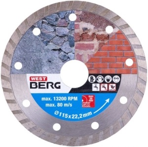Rezna ploča dijamantska turbo 110 - 230mm WESTBERG