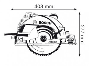 Ručni cirkular - kružna testera GKS 235 BOSCH - Img 4